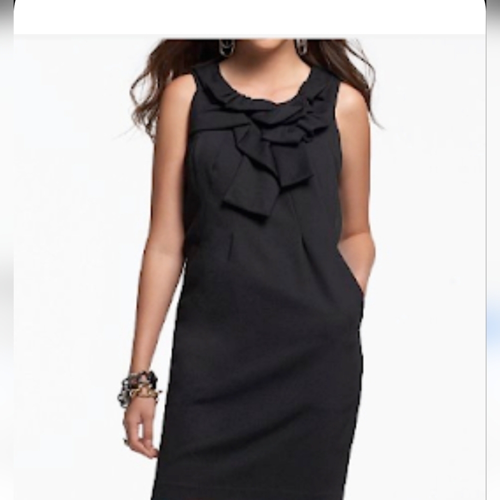 Rachel Roy Womens Black Ruffled Pencil Dress 4